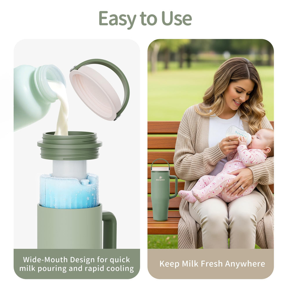 MOQOZO lid with straw enables multi-use as a tumbler.