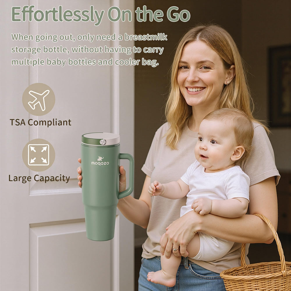 MOQOZO storage bottle wide mouth allows easy pouring and cleaning.