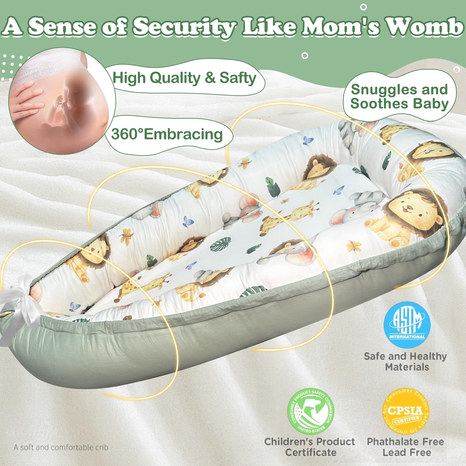 Morabloomy lounger featuring a sturdy handle for effortless moving between rooms
