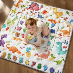 MORAIS baby play mat 50x50 wide provides soft, safe play surface for crawling.