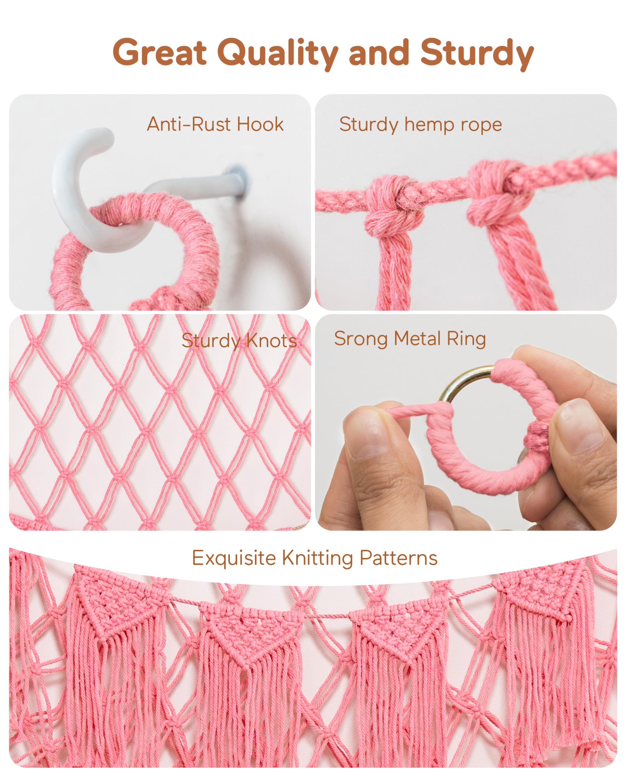 Morcco easy-installation with anchors and hooks makes mounting quick and secure.