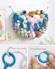 MORCCO stuffed animal hammock with lights adds cozy visual appeal and ambience.