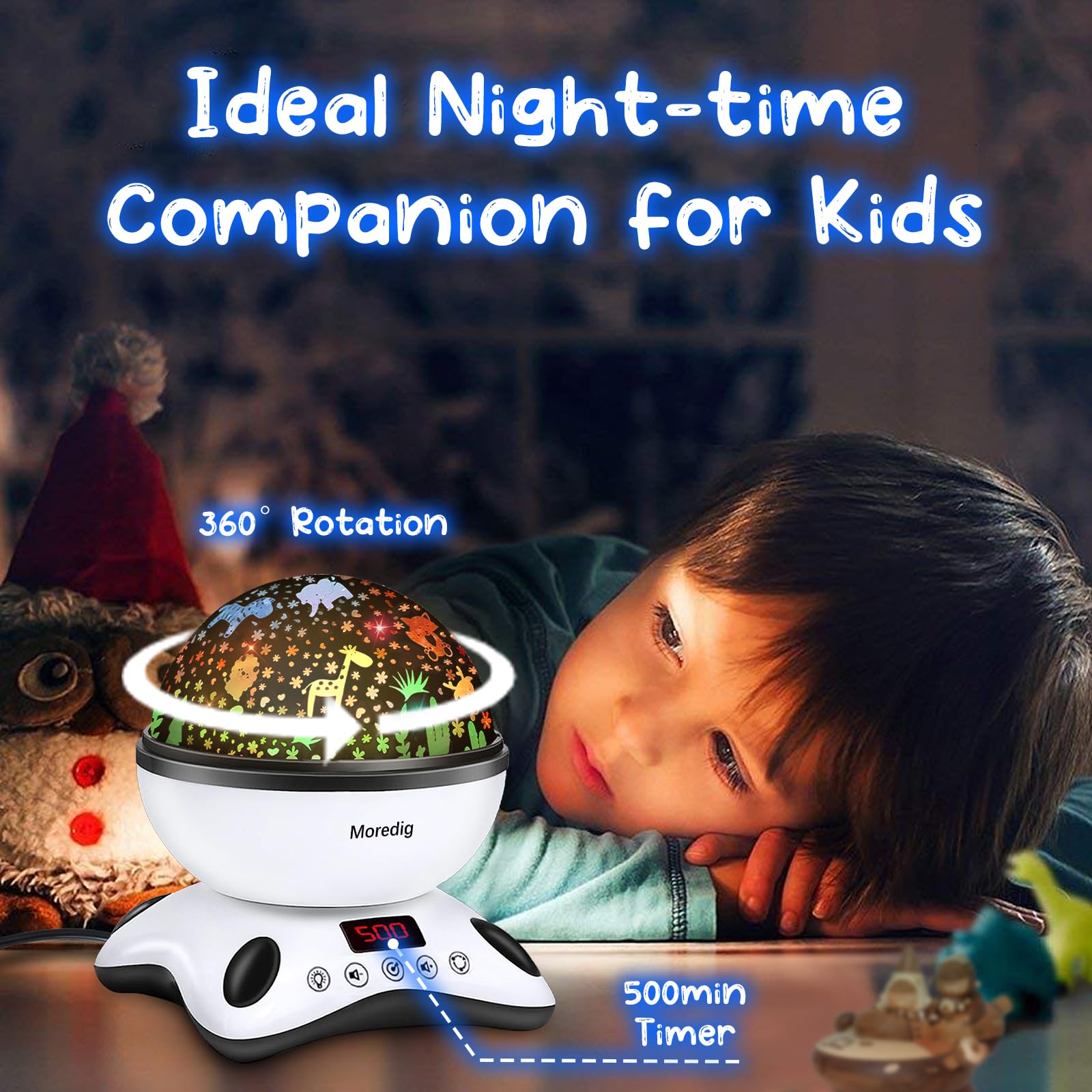 Moredig timer 5 to 500 minutes for automated bedtime lighting