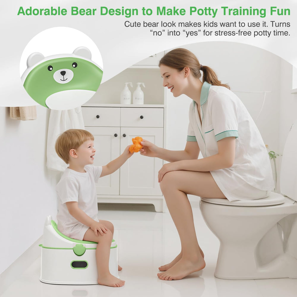 MoreFeel 3-in-1 toddler potty step-stool image demonstrates easy reach for independence.