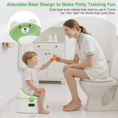 MoreFeel 3-in-1 toddler potty step-stool image demonstrates easy reach for independence.