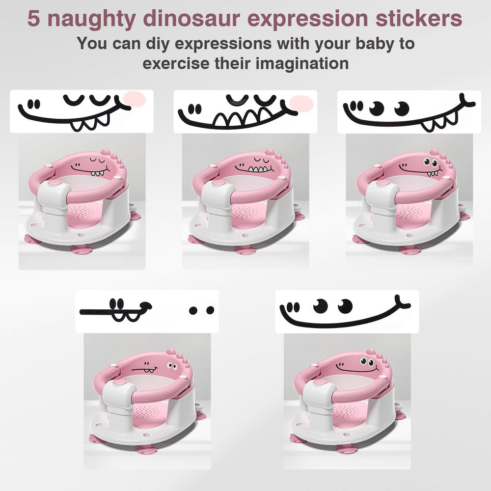 MoreFeel baby bath seat egg-shaped nest supports baby's posture.