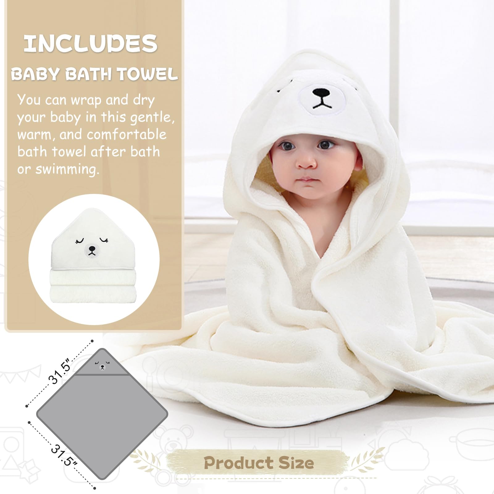MoreFeel baby bath tub drain hole enables easy water drainage.