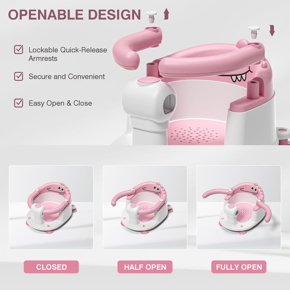 MoreFeel bath seat compact 16-by-12-inch footprint fits tub spaces.