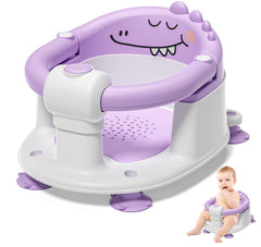 MoreFeel bath seat with four suction cups ensures slip-free bathing on smooth surfaces.