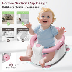 MoreFeel bath seat wraparound support provides comfortable, stable seating.
