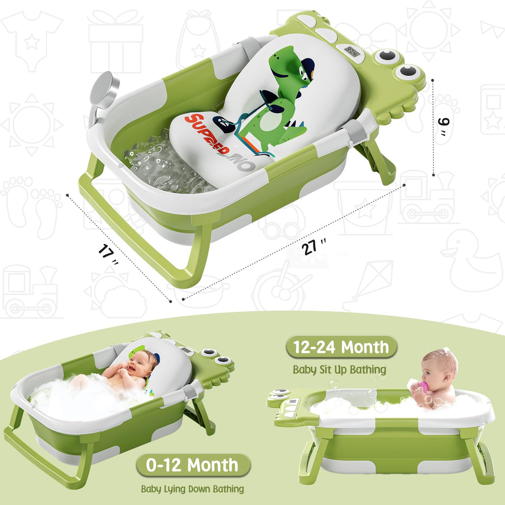 MoreFeel bath time with baby using a portable tub.