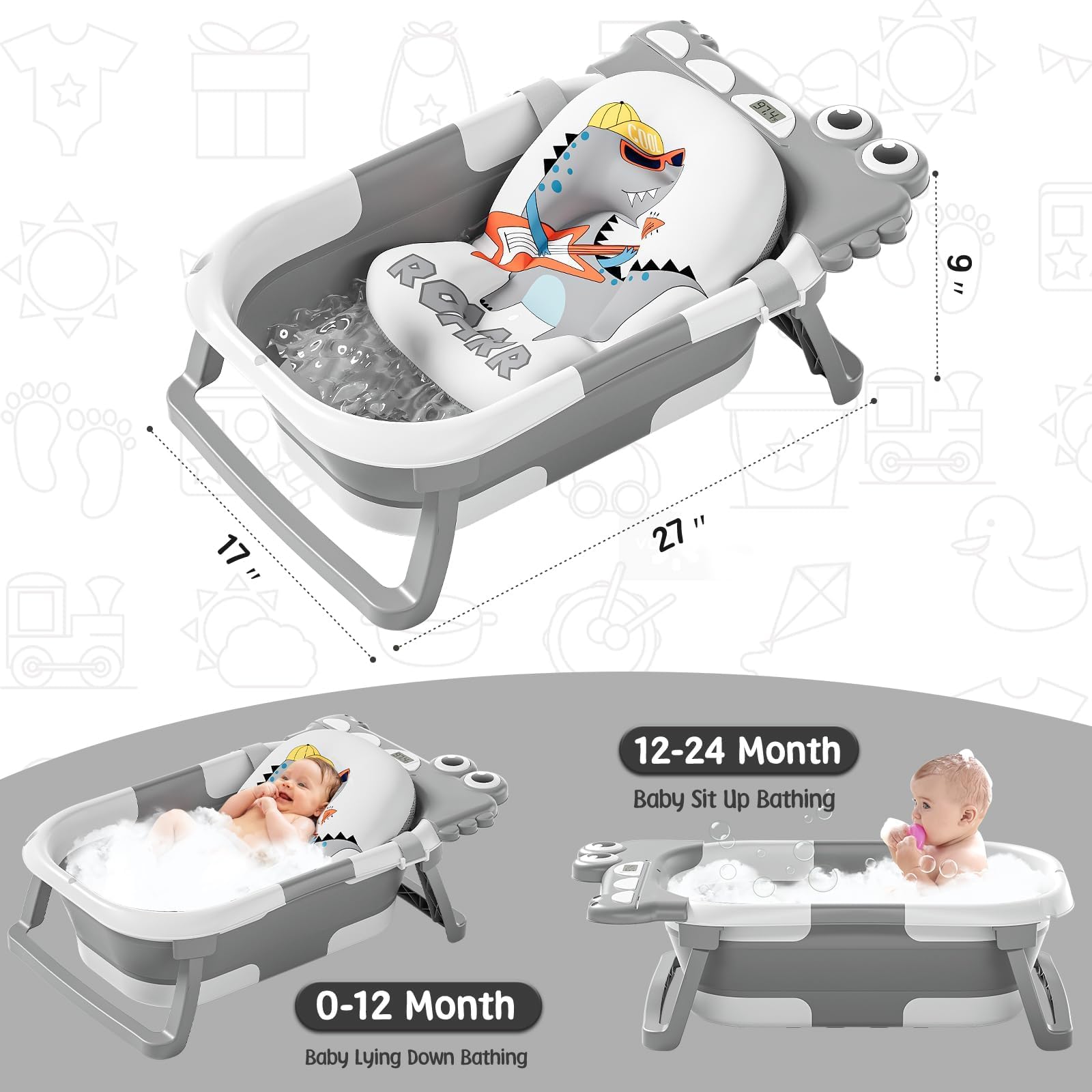 MoreFeel floating cushion cradling newborn for gentle support