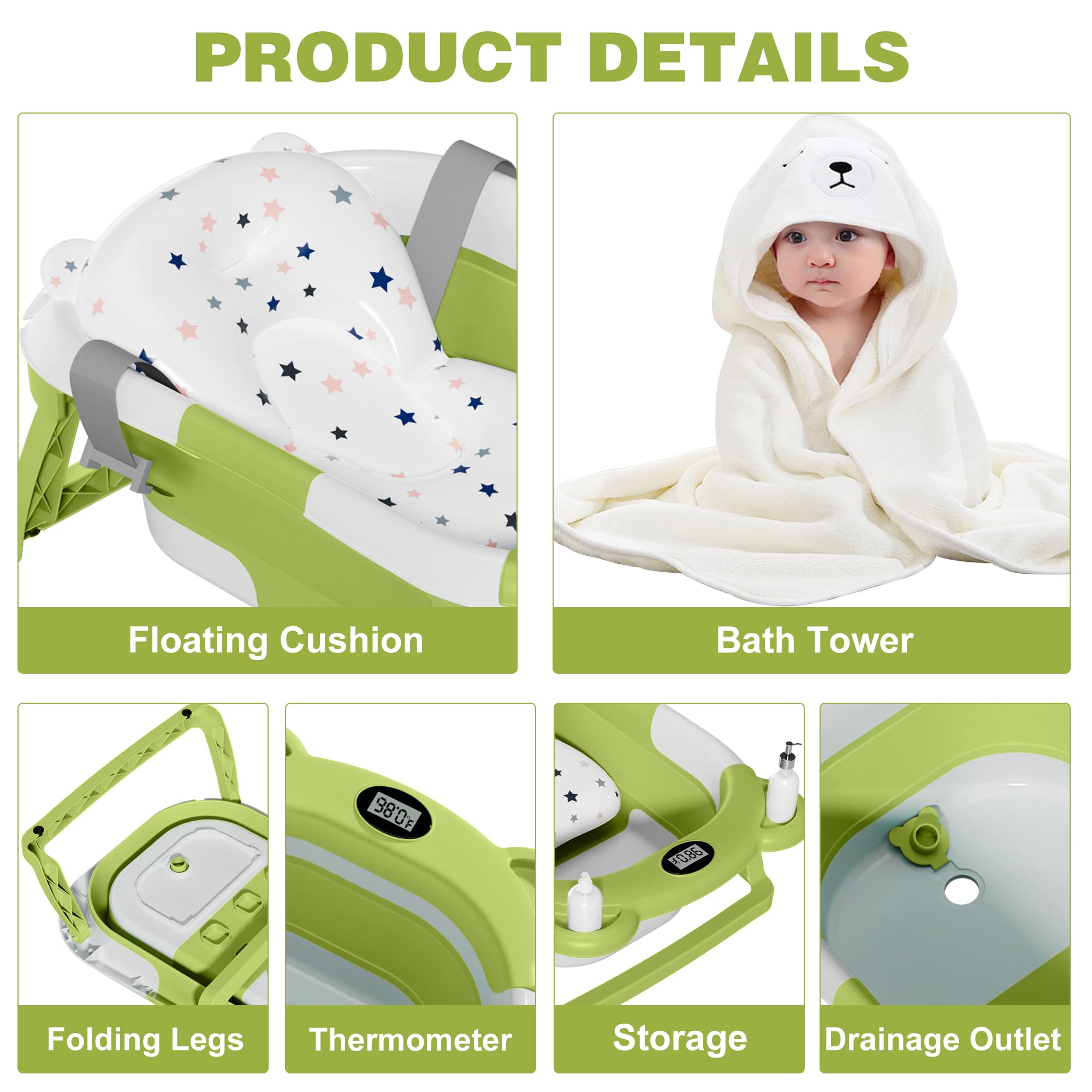 MoreFeel hooded towel soft and plush for after bath use