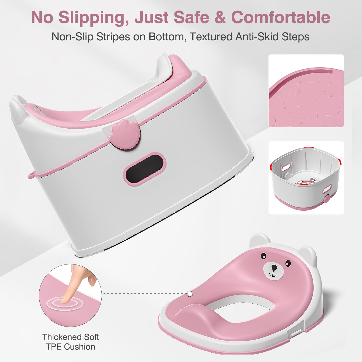 MoreFeel removable-potty-bowl-easy-clean highlights quick emptying and simple rinsing after use.