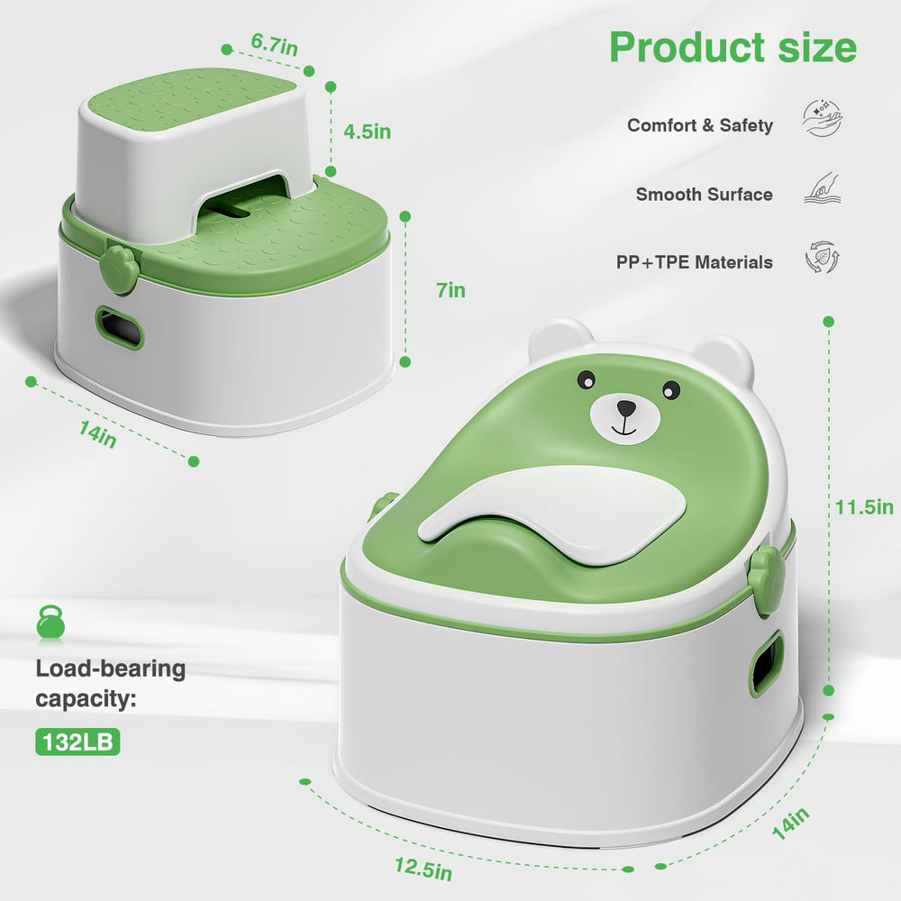 MoreFeel toddler potty anti-slip-base confirms stability during training sessions.