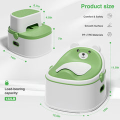 MoreFeel toddler potty anti-slip-base confirms stability during training sessions.
