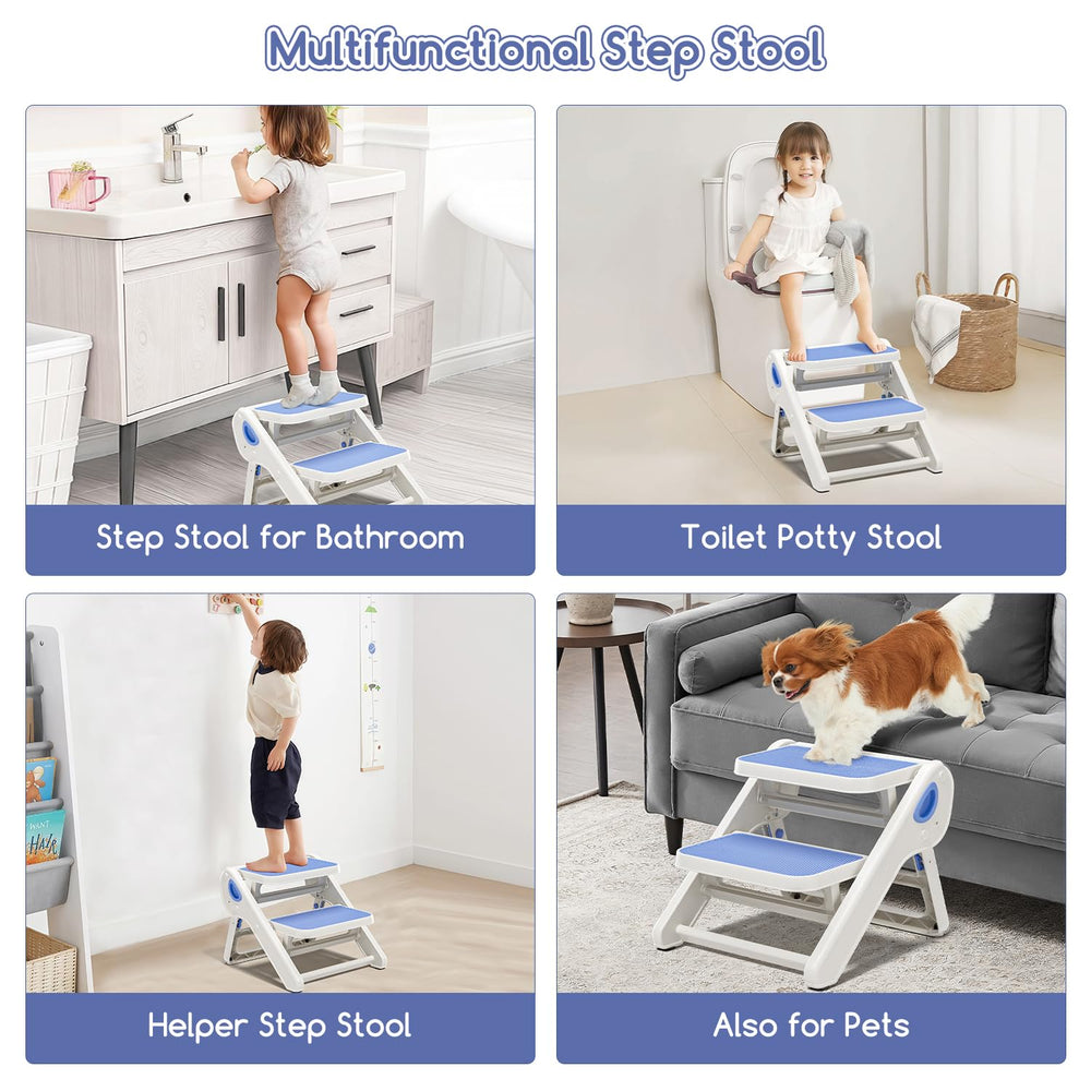 MoreFeel toddler stool during potty training with easy handwashing access