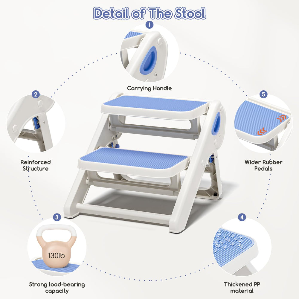 MoreFeel wide-base design provides stable climbing for kids