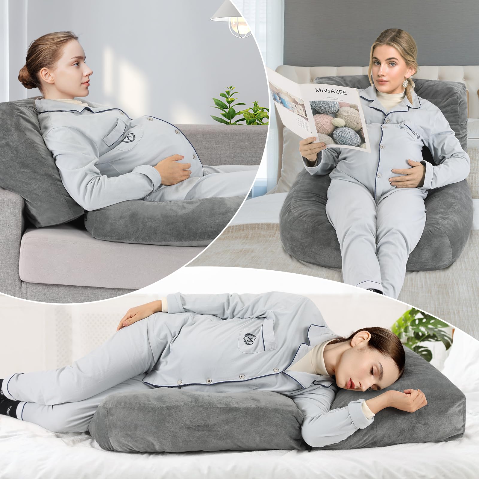 Morelexa pillow machine-washable cover allows quick refresh between uses