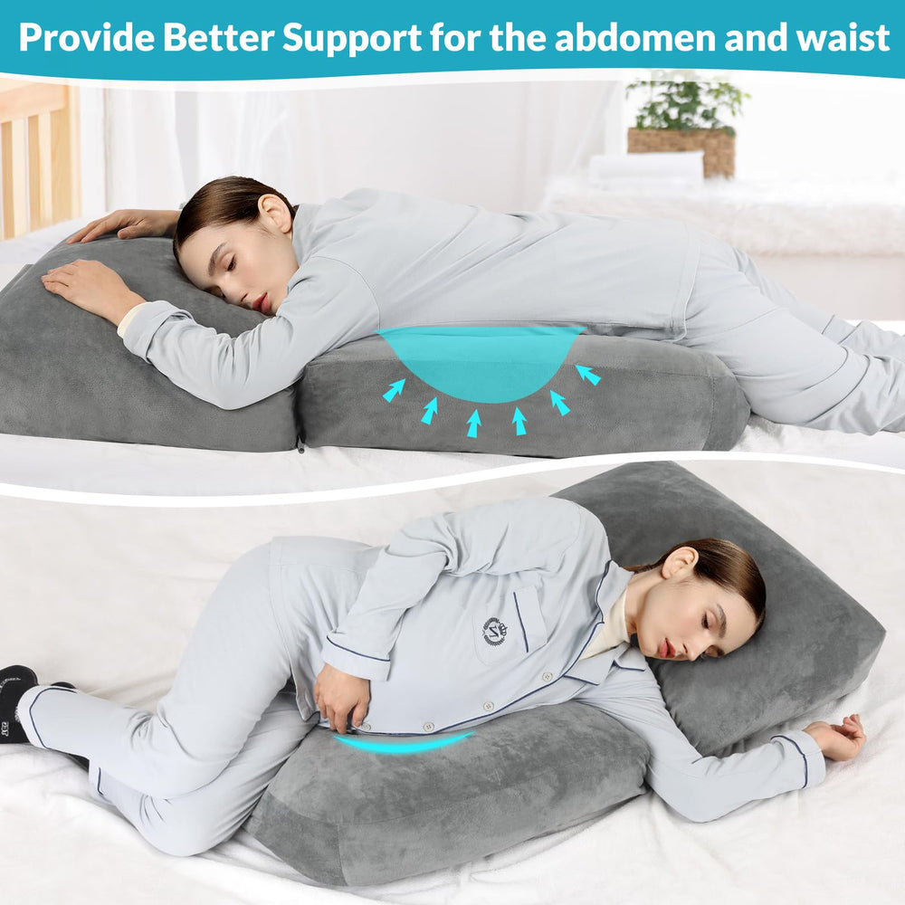 Morelexa pillow soft plush surface feels gentle and skin-friendly for nightly comfort