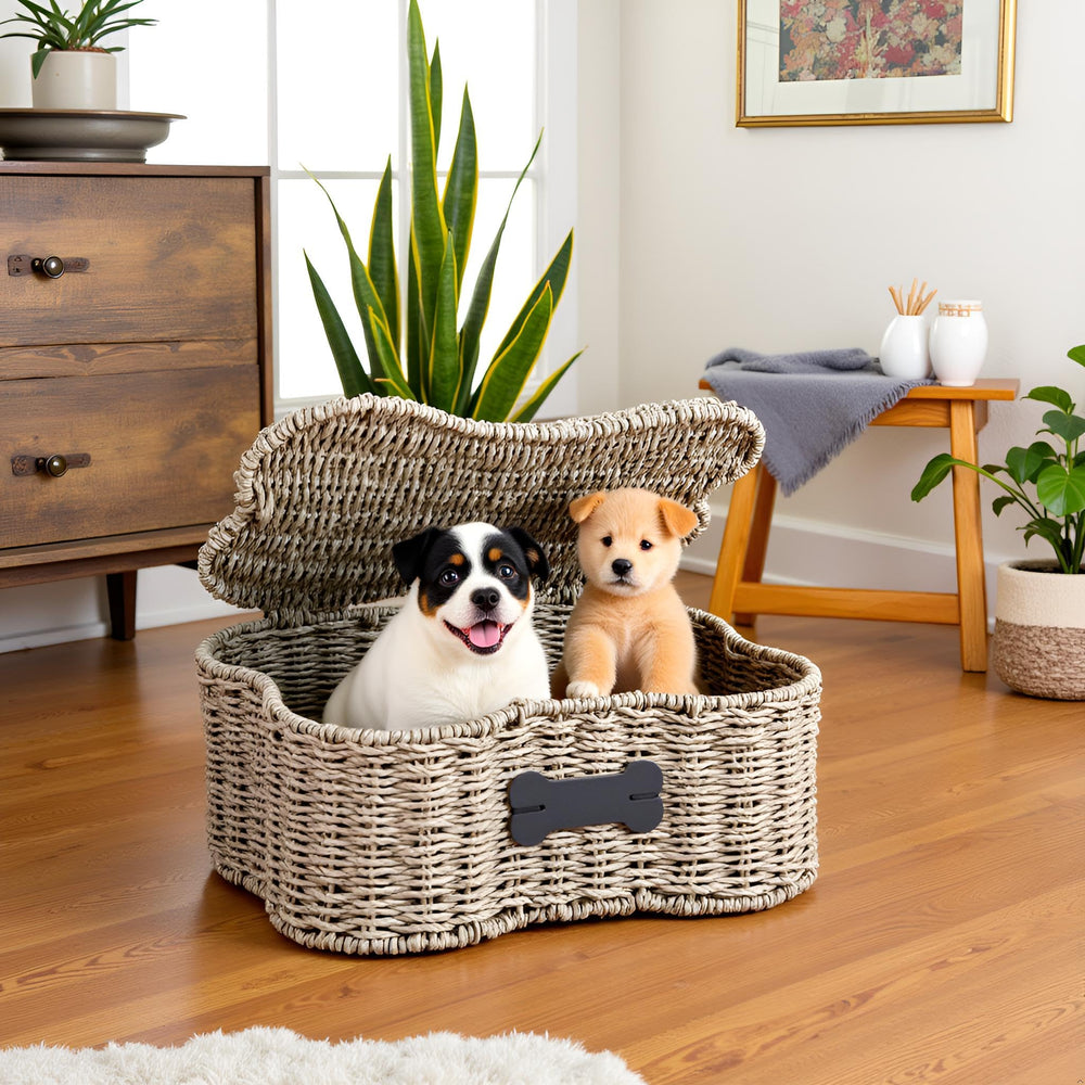 Morezi versatile pet storage basket used in closet or shelf