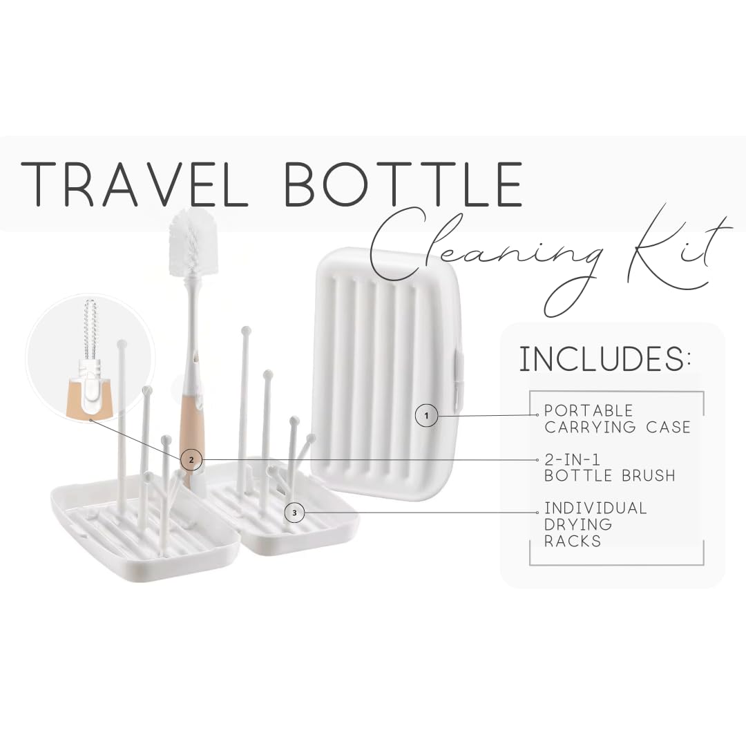 Morgan and Brooks kit with compact brush head ready for on-the-go cleaning.