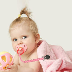 MORIBOX paci clip packaged image features a gift-ready box for baby gifts.