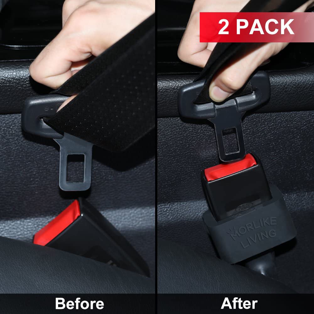 MORLIKE LIVING buckle holder helps kids and adults buckle more easily.