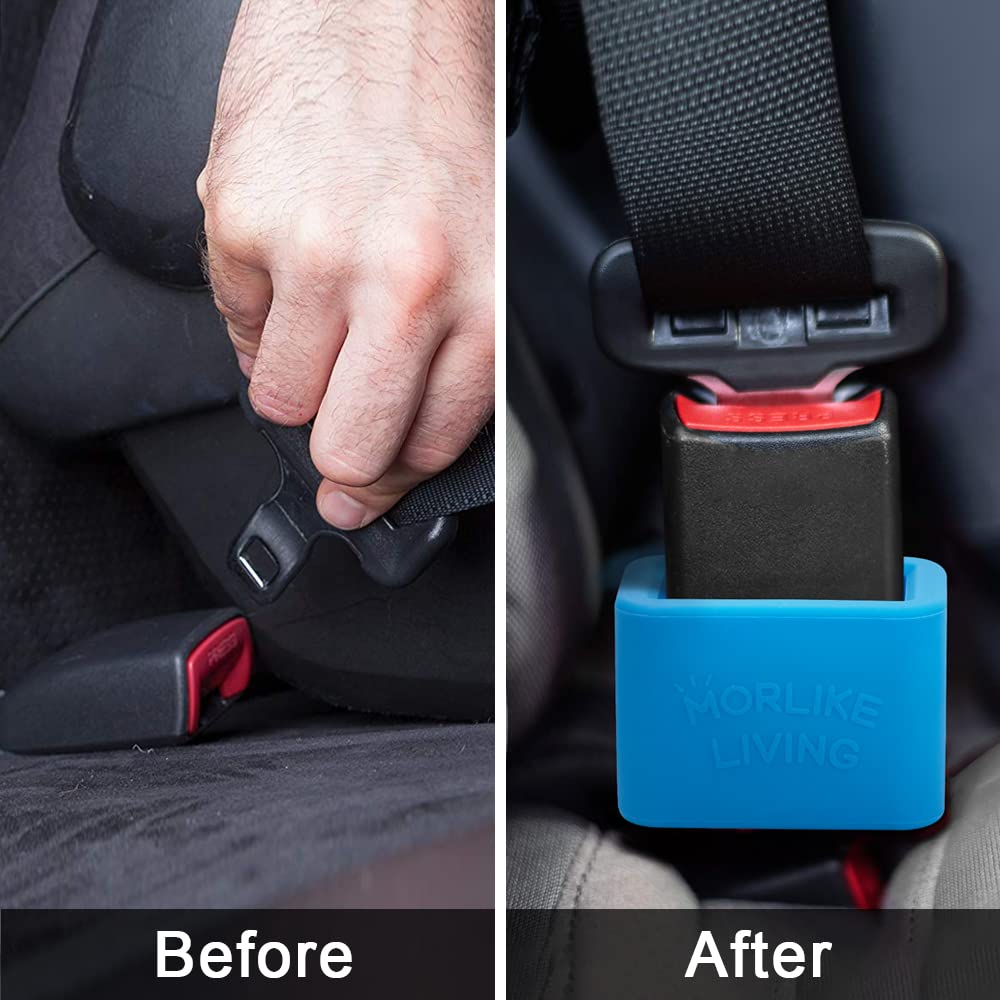 Morlike buckle Holder Blue easy-install steps for quick setup.