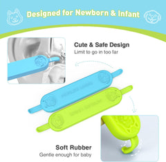 MORLIKE LIVING BPA-free-soft-material keeps sensitive noses comfy.