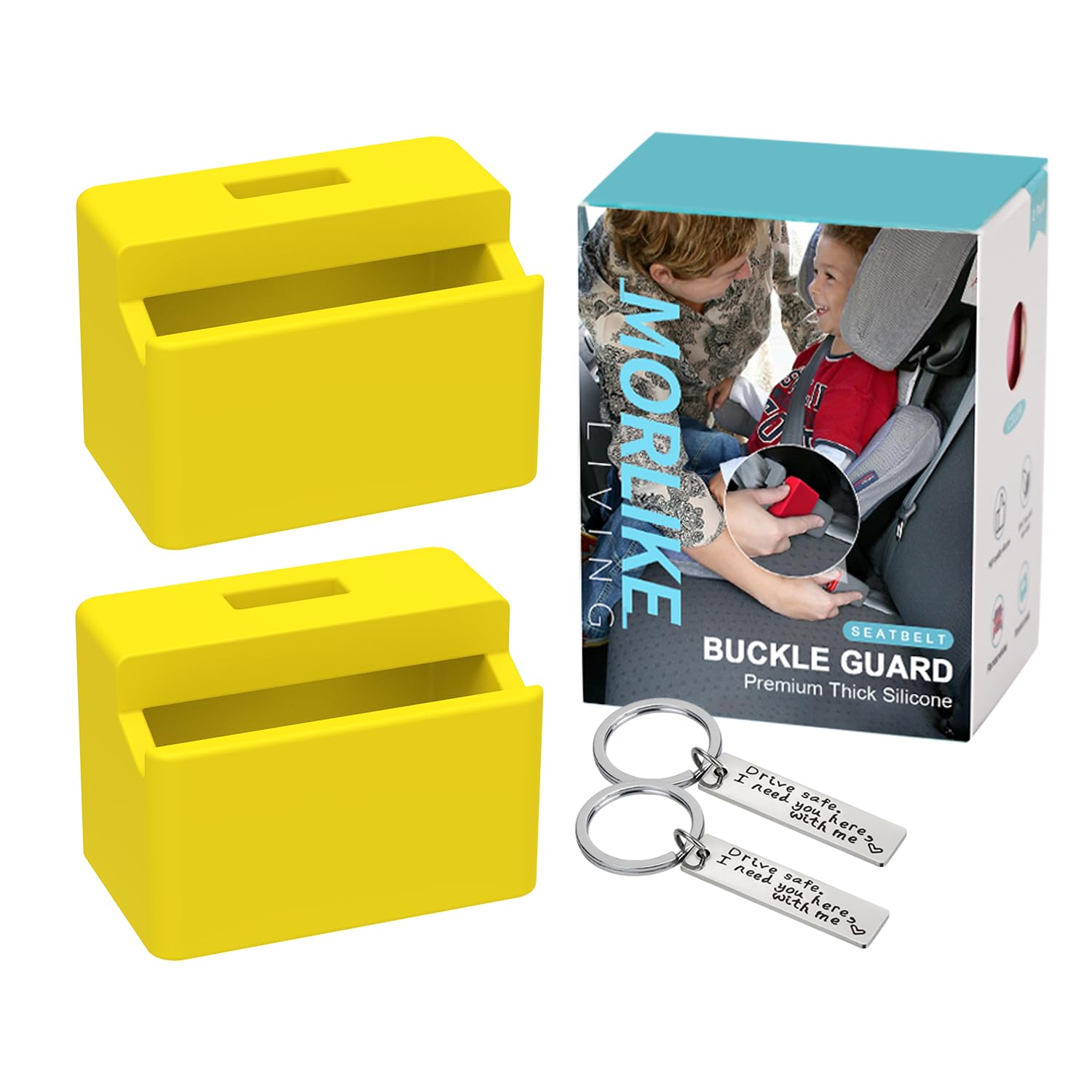 MORLIKE LIVING buckle guard top design for safety