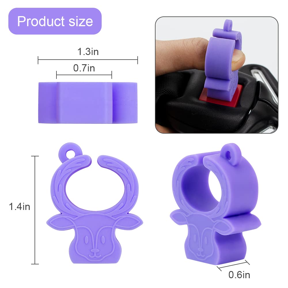 MORLIKE LIVING buckle release tool with deer design helps kids buckle easier.