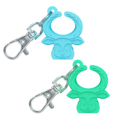 MORLIKE LIVING buckle release tool mint-green front view eases one-handed unbuckling for caregivers.