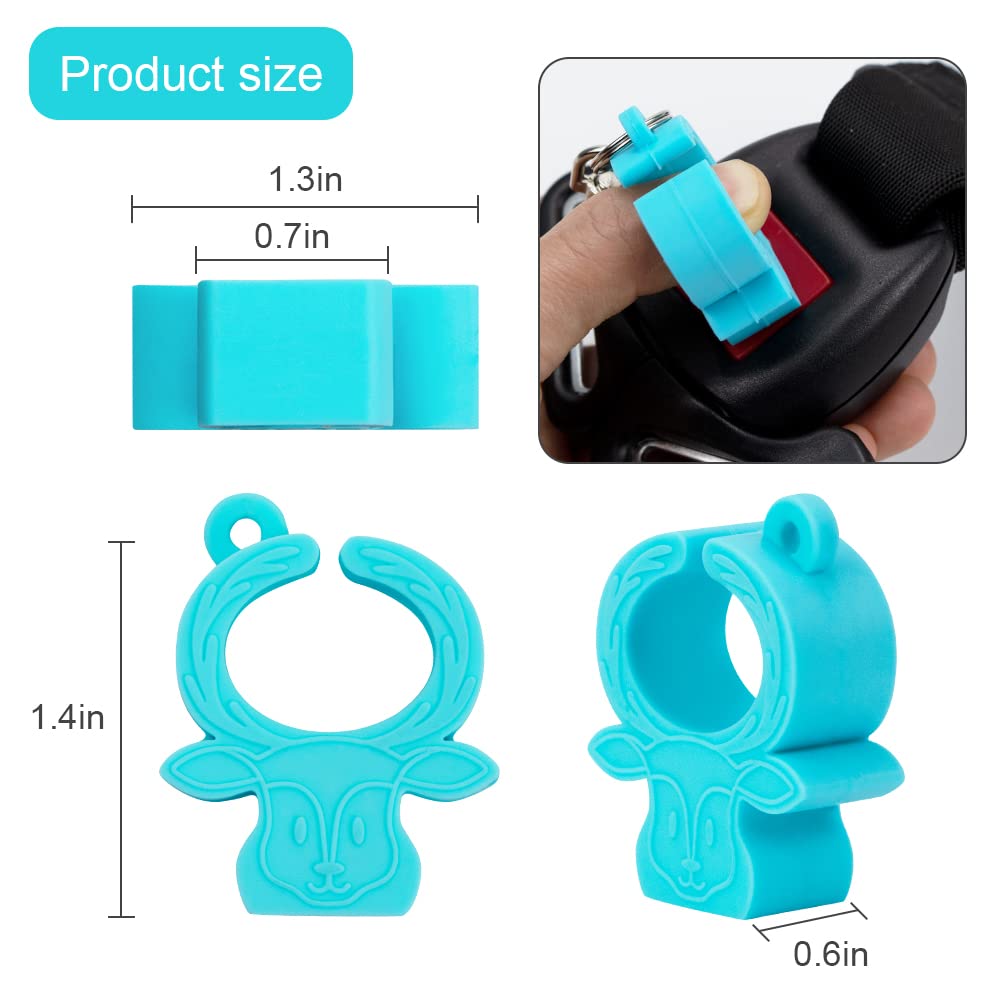 MORLIKE LIVING buckle release tool mint-green side angle shows compact portable design for on-the-go use.