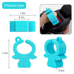 MORLIKE LIVING buckle release tool mint-green side angle shows compact portable design for on-the-go use.