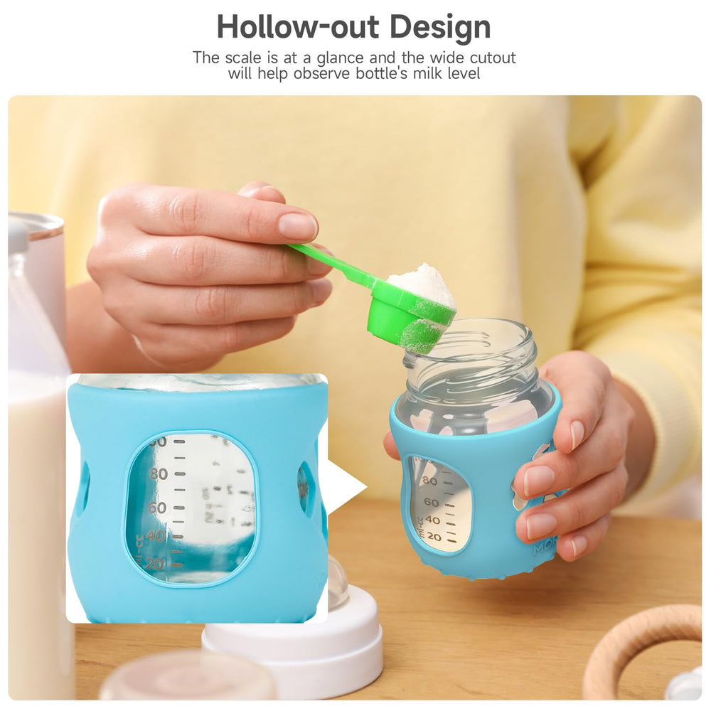 Morlike Living silicone sleeve is dishwasher-safe and top-rack friendly for quick cleaning