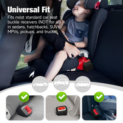 MORLIKE LIVING silicone booster aids kids to buckle independently.