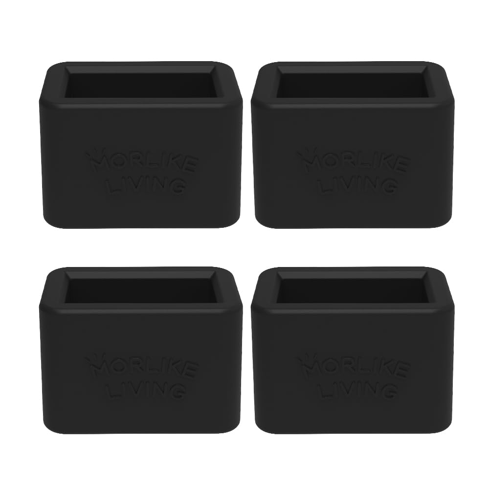 MORLIKE LIVING silicone buckle holder booster black, easy installation and quick buckle access.