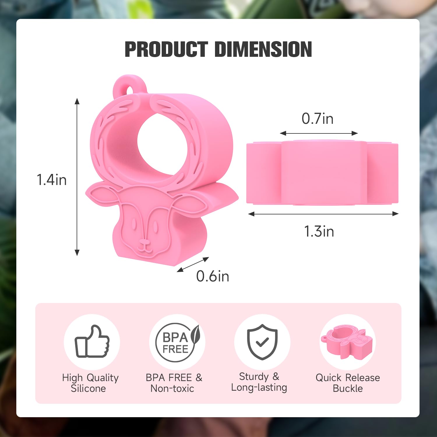 MORLIKE LIVING buckle release tool with deer design is child-friendly for caregivers.