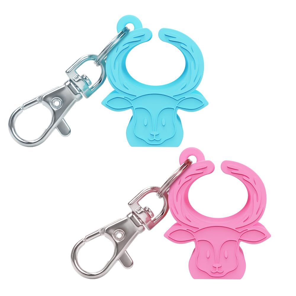 MORLIKE LIVING silicone buckle release tool mint pink with deer design