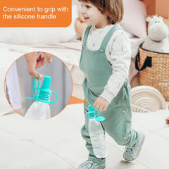 Morlike Living silicone spout close-up highlights BPA-free material and soft feel.