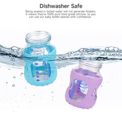 MORLIKE bottle sleeve with protective cover - durable silicone protects glass.