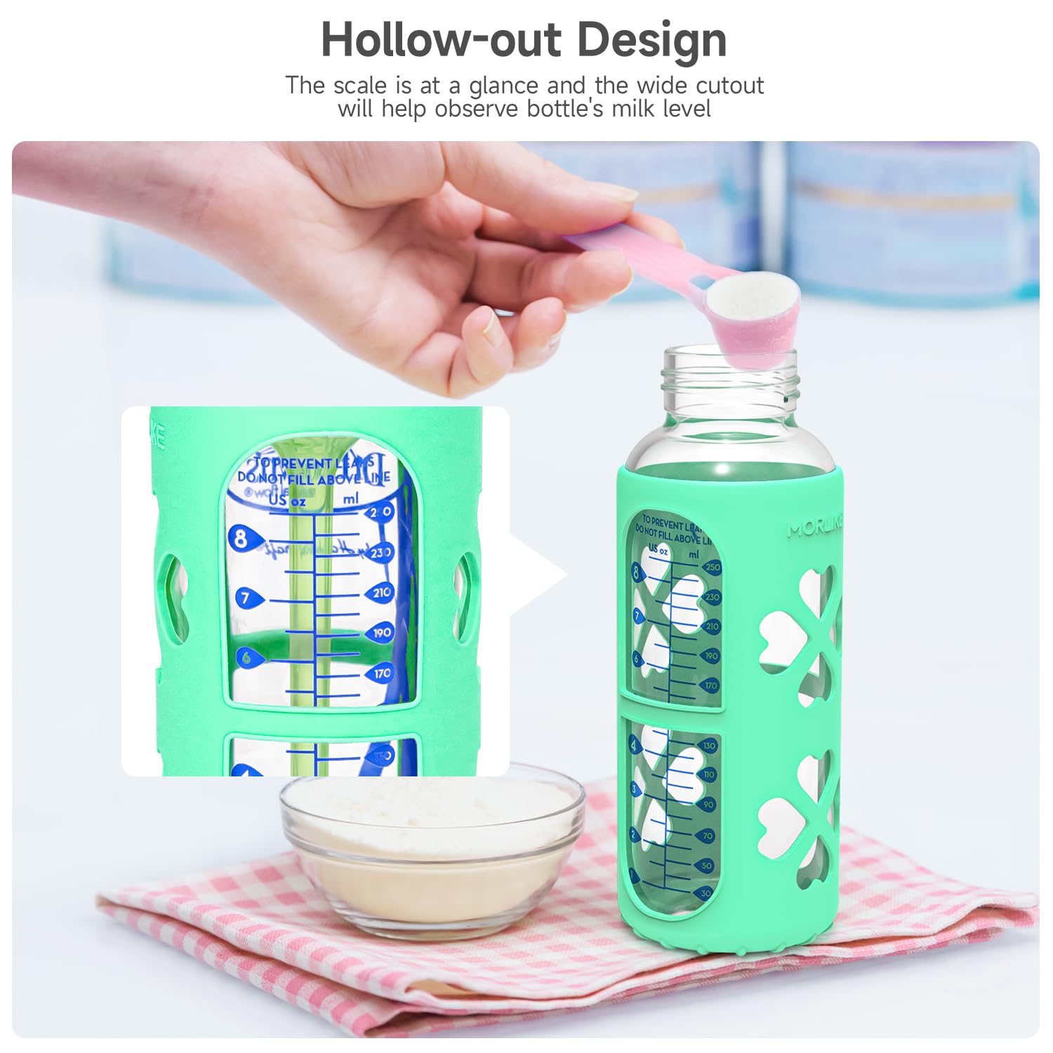 Morlike sleeve demonstrates drop protection for fragile bottles