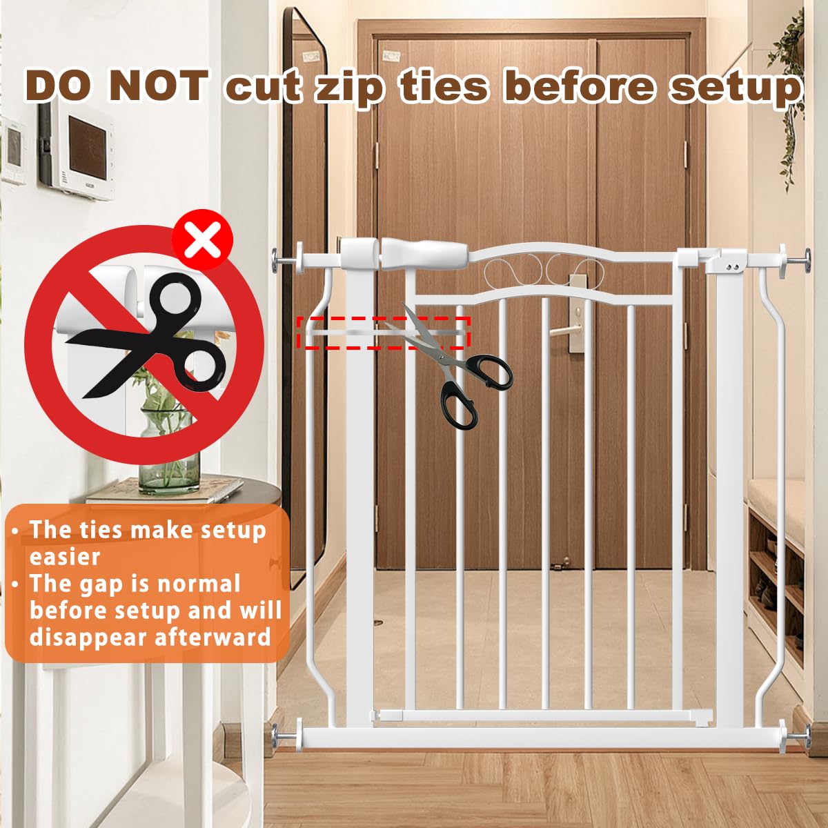 Mornyray double-lock safety guard provides reliable child and pet control.