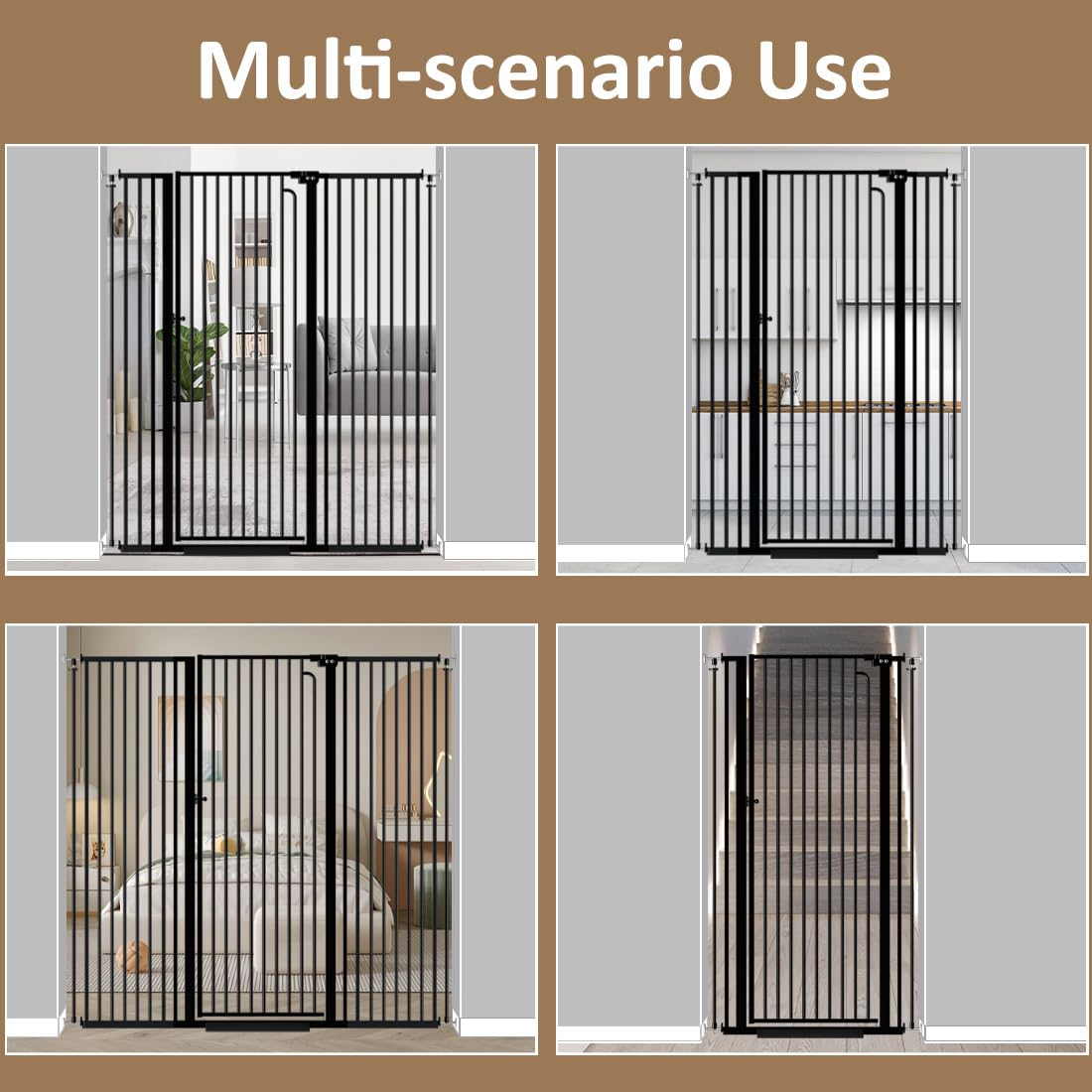 Mornyray gate suitable for stairs, living rooms, kitchens.