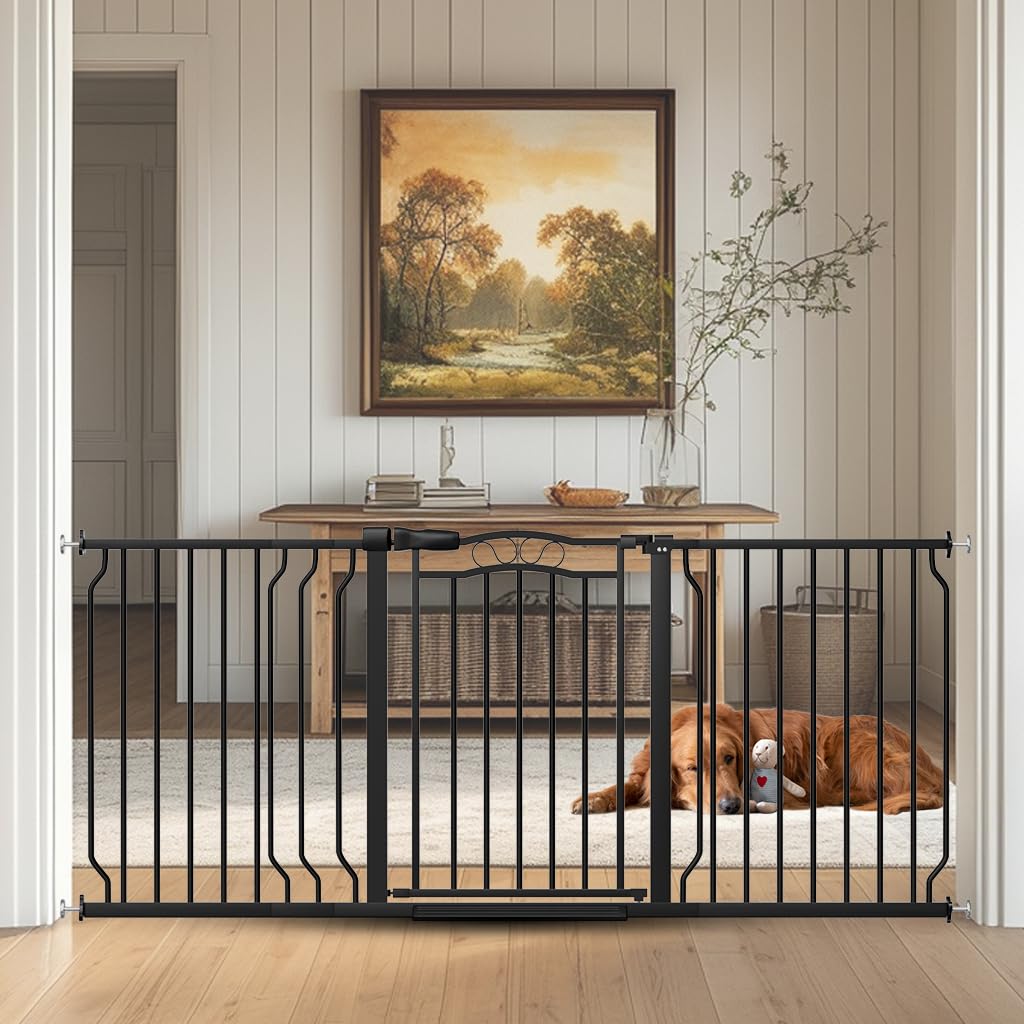 Mornyray lace arch decorative gate showing safe containment for kids and pets