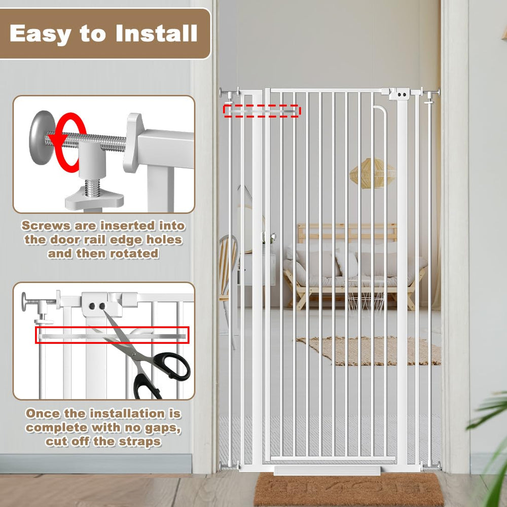 Mornyray pressure-mounted installation preserves walls and quick setup.