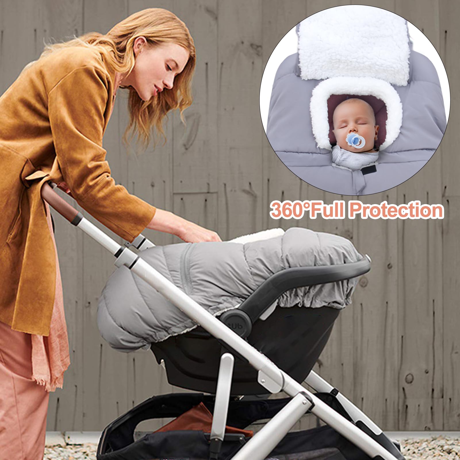 Mornyray Three-layer polyester design protects against wind and moisture.