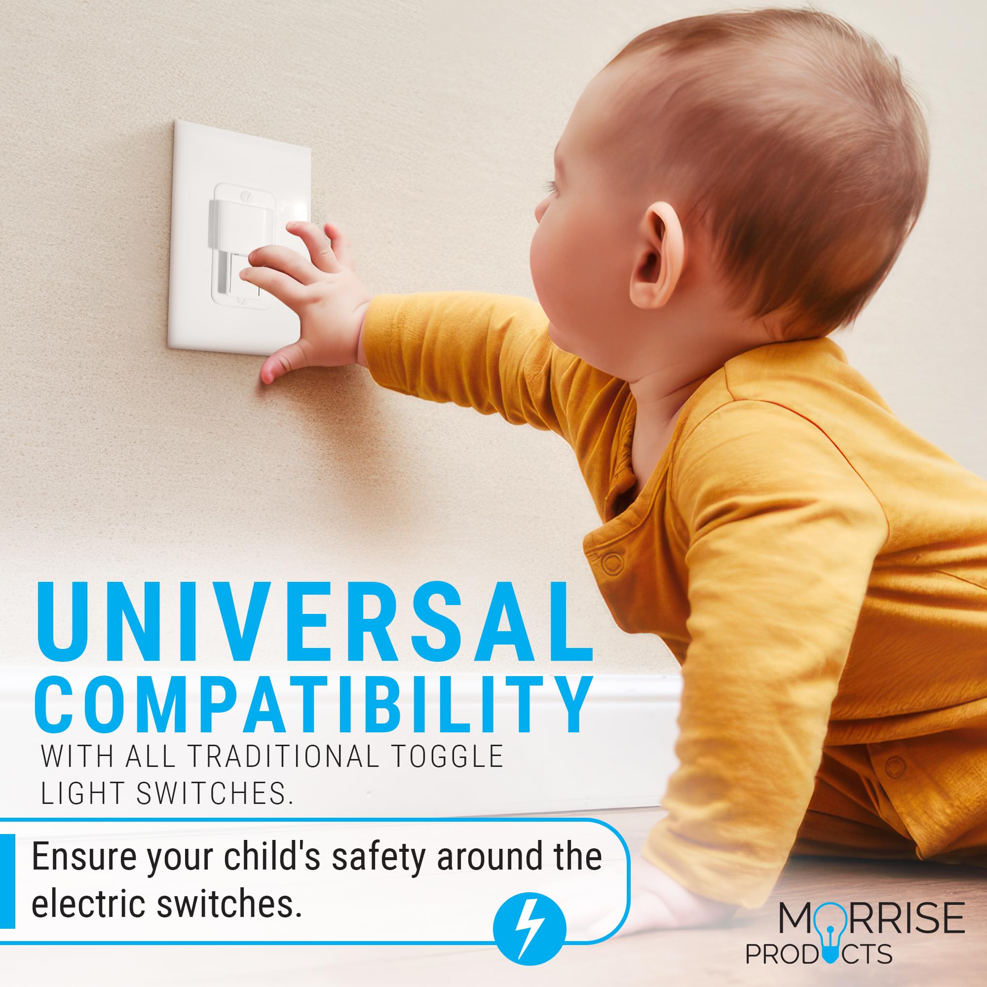 Morrise adult-access lock mechanism allows simple operation for caregivers.