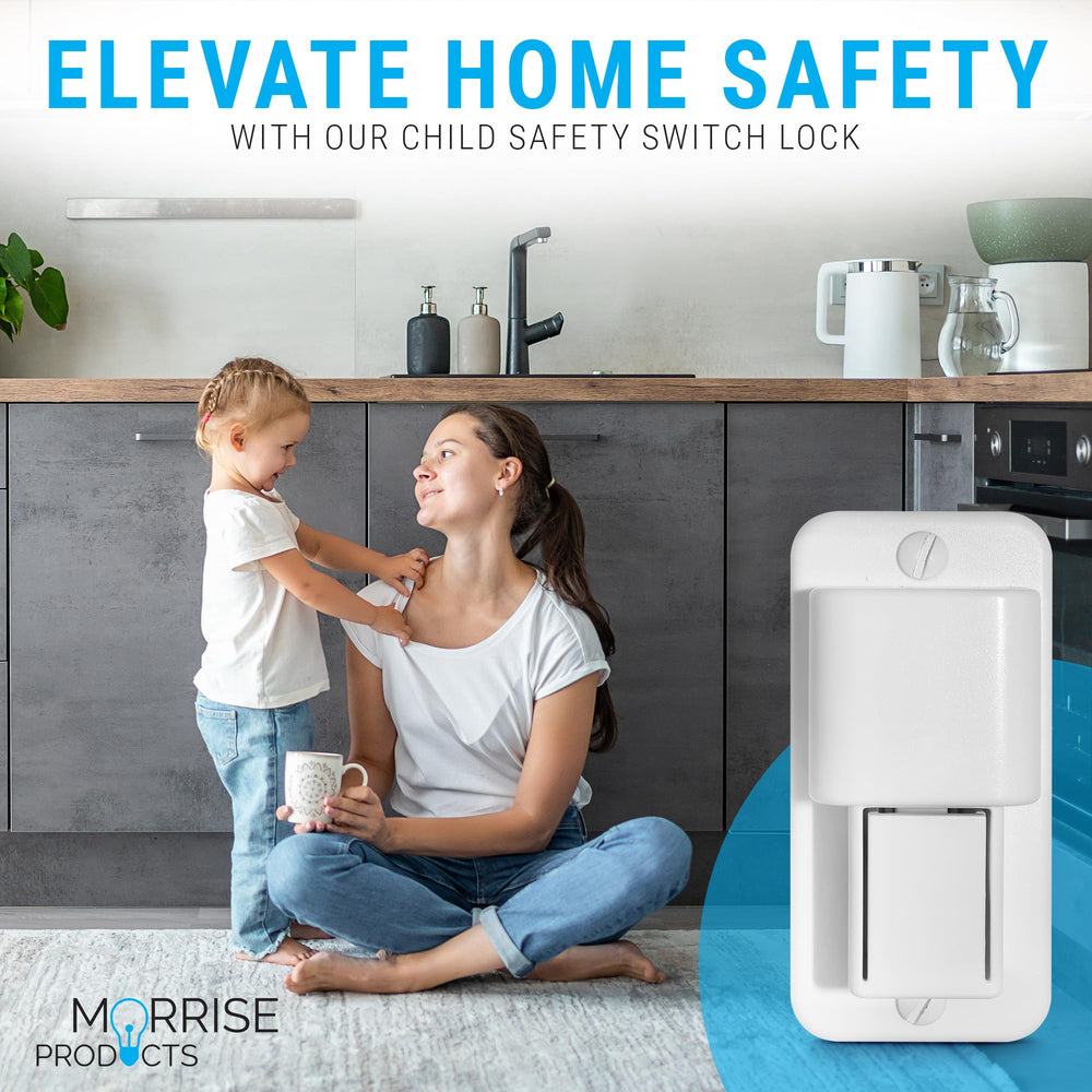 Morrise kitchen safety guard in use protects families without sacrificing style.